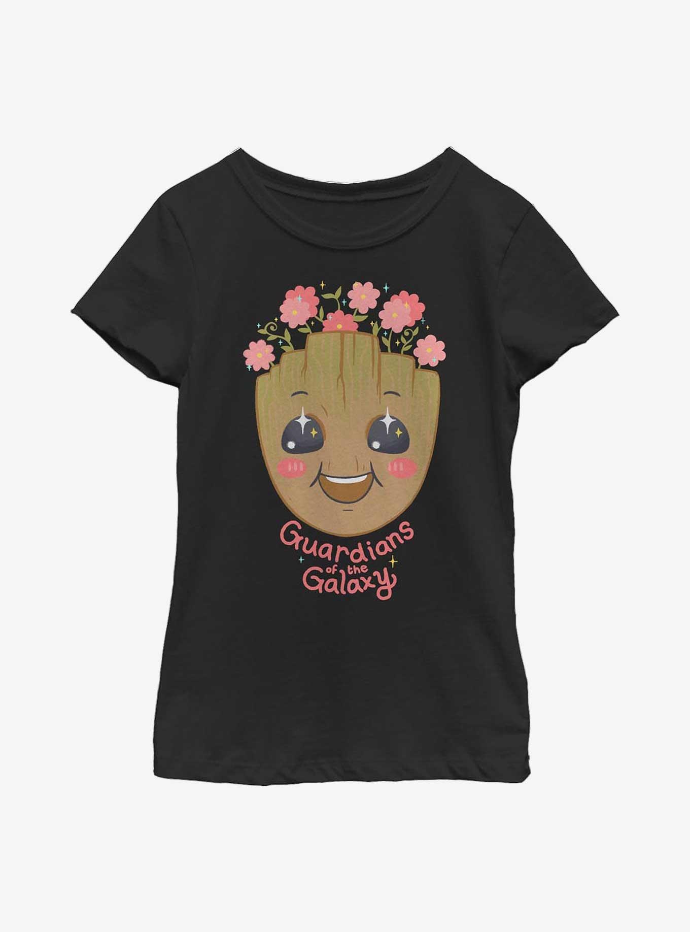 Marvel Guardians Of The Galaxy Groot In Bloom Youth Girls T-Shirt, , hi-res