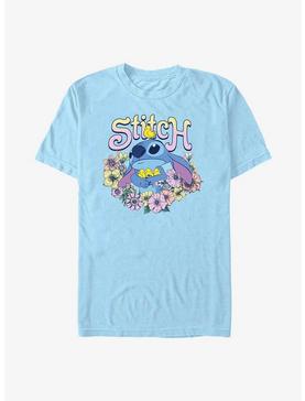 Disney Lilo And Stitch Spring Flowers Stitch T-Shirt, , hi-res