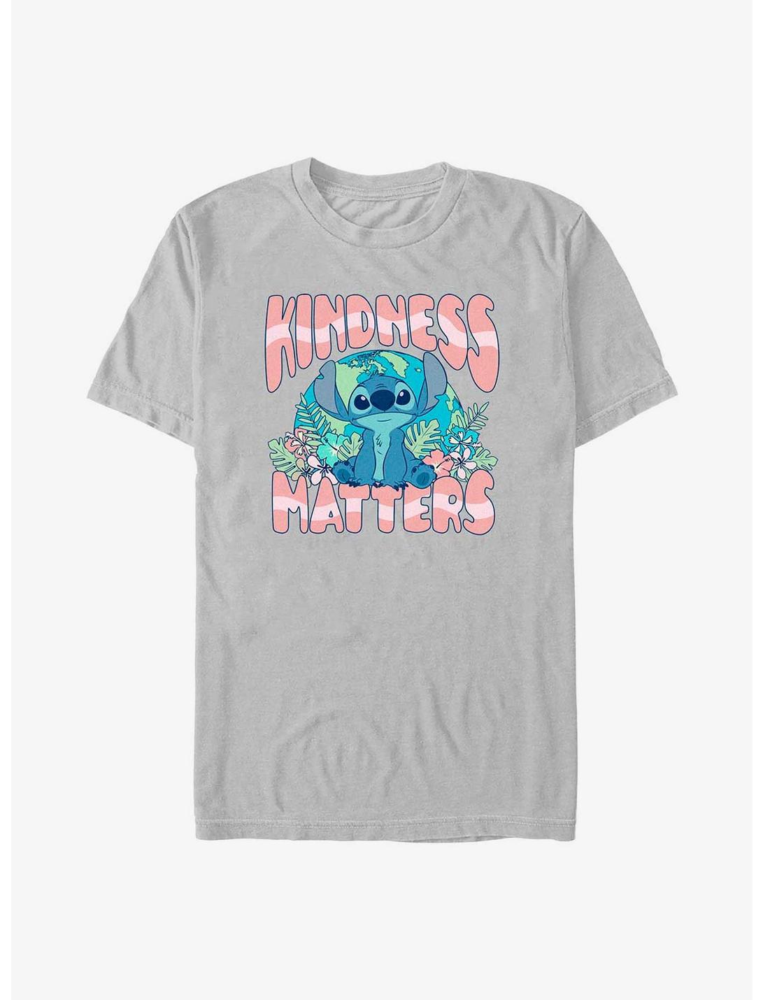 Disney Lilo And Stitch Stitch Kindness Matters T-Shirt, SILVER, hi-res