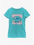 Disney Lilo And Stitch Stitch Kindness Matters Youth Girls T-Shirt, TAHI BLUE, hi-res