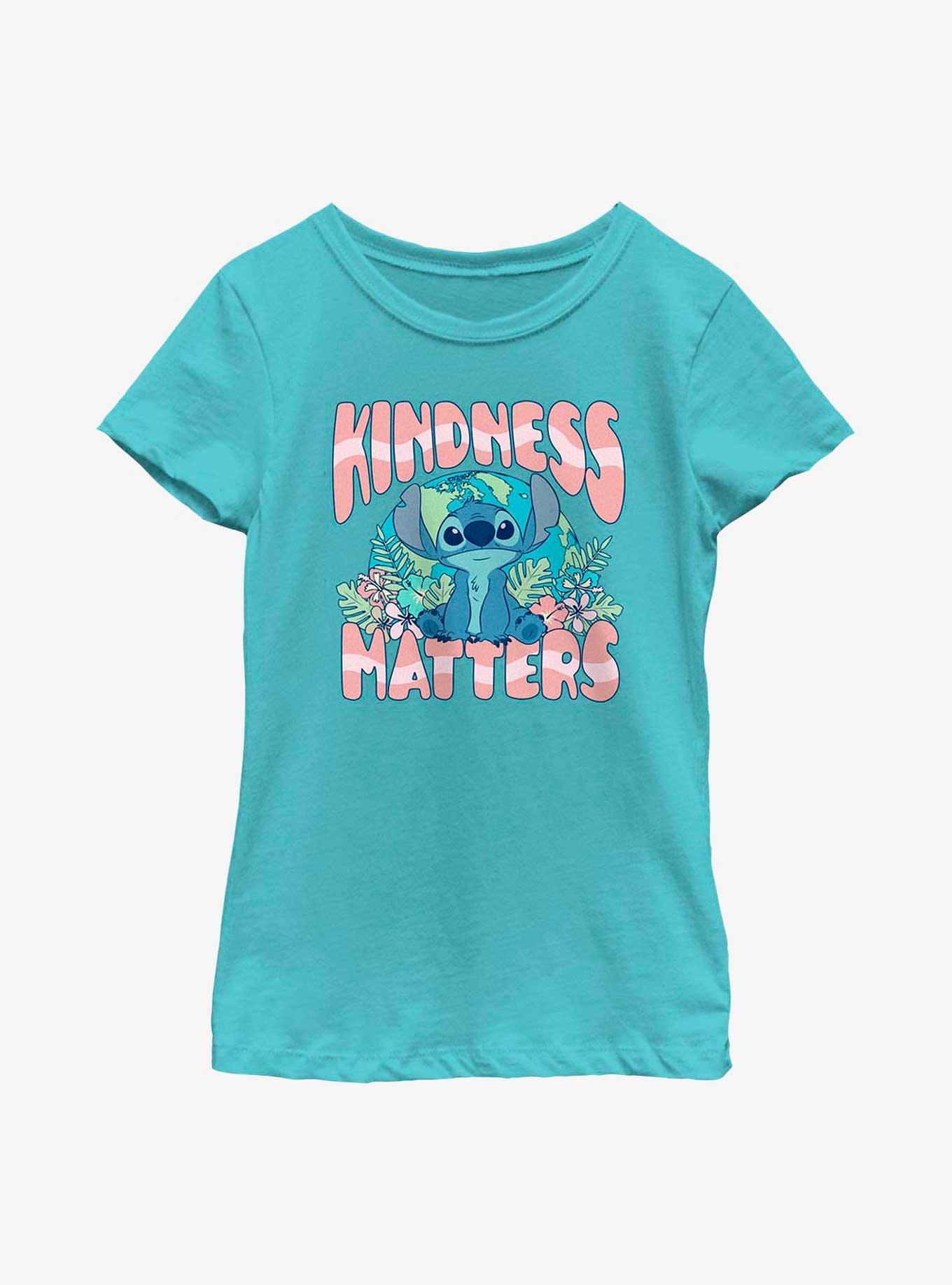 Disney Lilo And Stitch Stitch Kindness Matters Youth Girls T-Shirt, , hi-res