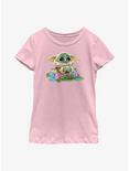 Star Wars The Mandalorian The Child Easter Eggs Youth Girls T-Shirt, PINK, hi-res
