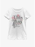 Star Wars The Mandalorian This Is The Way Flowers Youth Girls T-Shirt, WHITE, hi-res