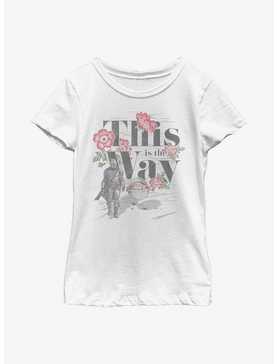 Star Wars The Mandalorian This Is The Way Flowers Youth Girls T-Shirt, , hi-res