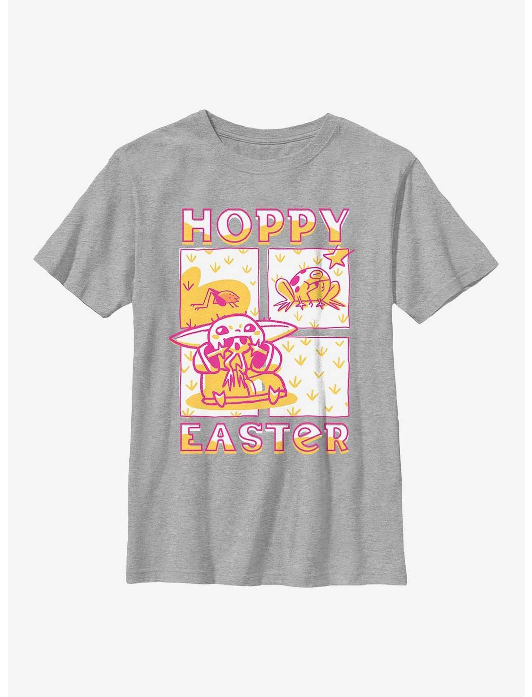 Star Wars The Mandalorian Hoppy Easter The Child Youth T-Shirt, ATH HTR, hi-res