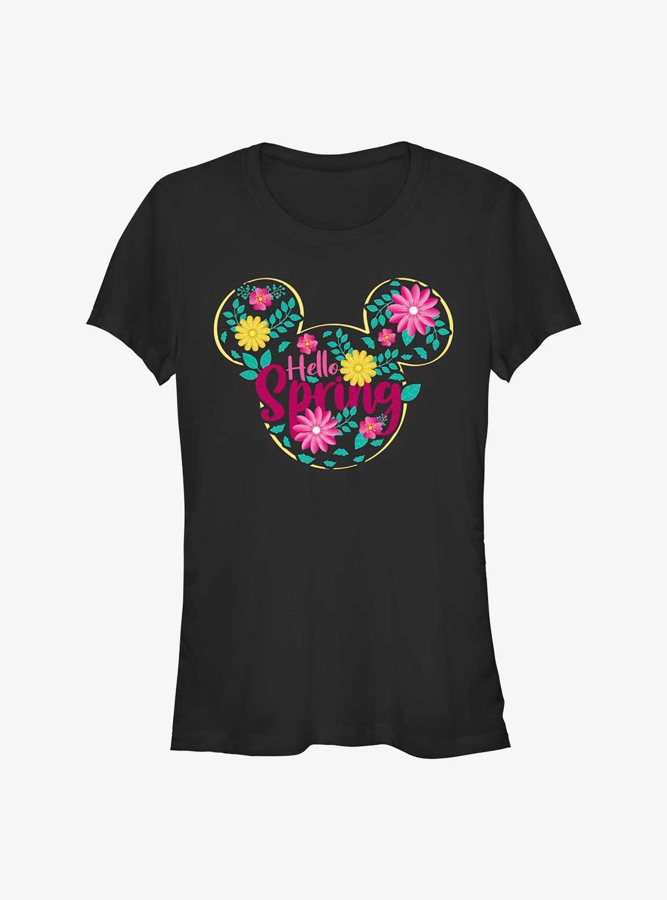 Disney Mickey Mouse Hello Spring Ears Womens T-Shirt, , hi-res