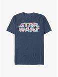 Star Wars Floral Logo T-Shirt, NAVY HTR, hi-res