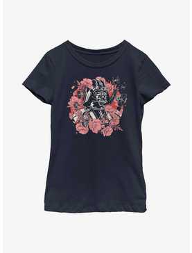 Star Wars Floral Darth Vader Youth Girls T-Shirt, , hi-res