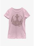 Star Wars Rose Rebel Youth Girls T-Shirt, PINK, hi-res