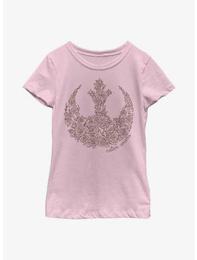 Star Wars Rose Rebel Youth Girls T-Shirt, , hi-res