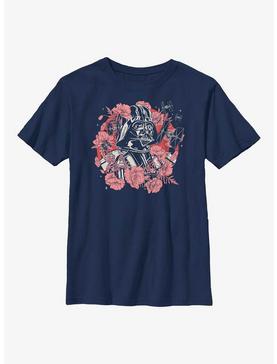 Plus Size Star Wars Floral Darth Vader Youth T-Shirt, , hi-res