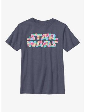 Plus Size Star Wars Floral Logo Youth T-Shirt, , hi-res