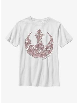 Star Wars Rose Rebel Youth T-Shirt, , hi-res