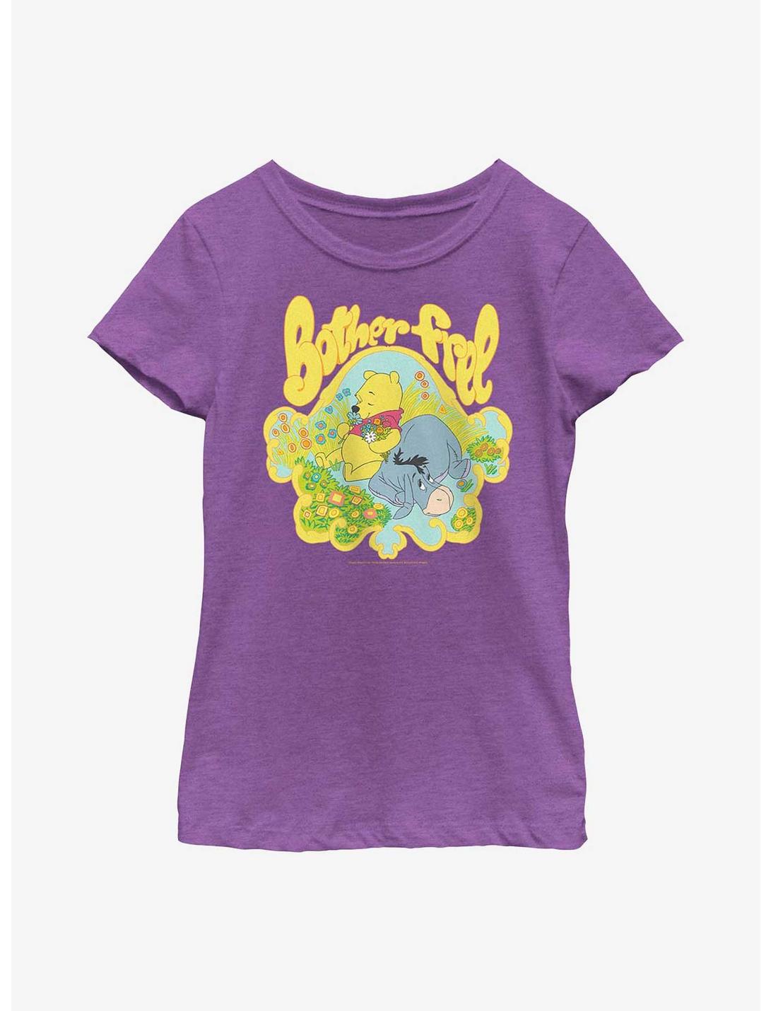 Disney Winnie The Pooh Bother Free Youth Girls T-Shirt, PURPLE BERRY, hi-res