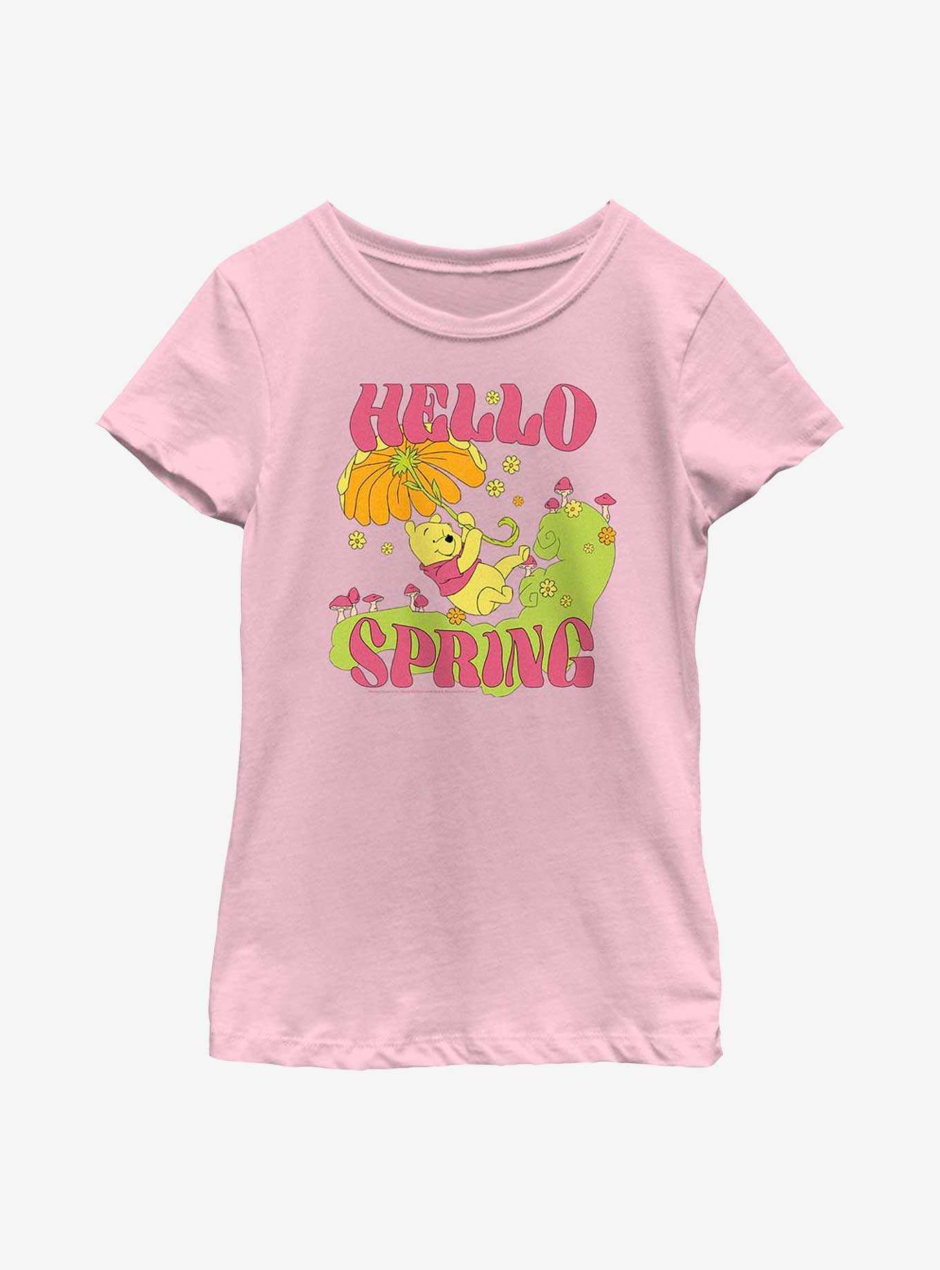 Disney Winnie The Pooh Hello Spring Youth Girls T-Shirt, , hi-res