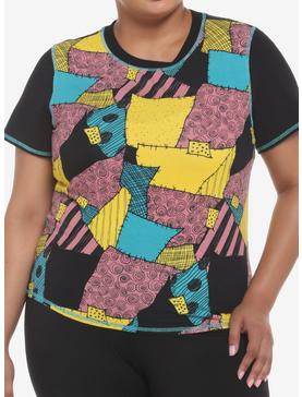 The Nightmare Before Christmas Sally Patchwork Skimmer Girls Top Plus Size, , hi-res
