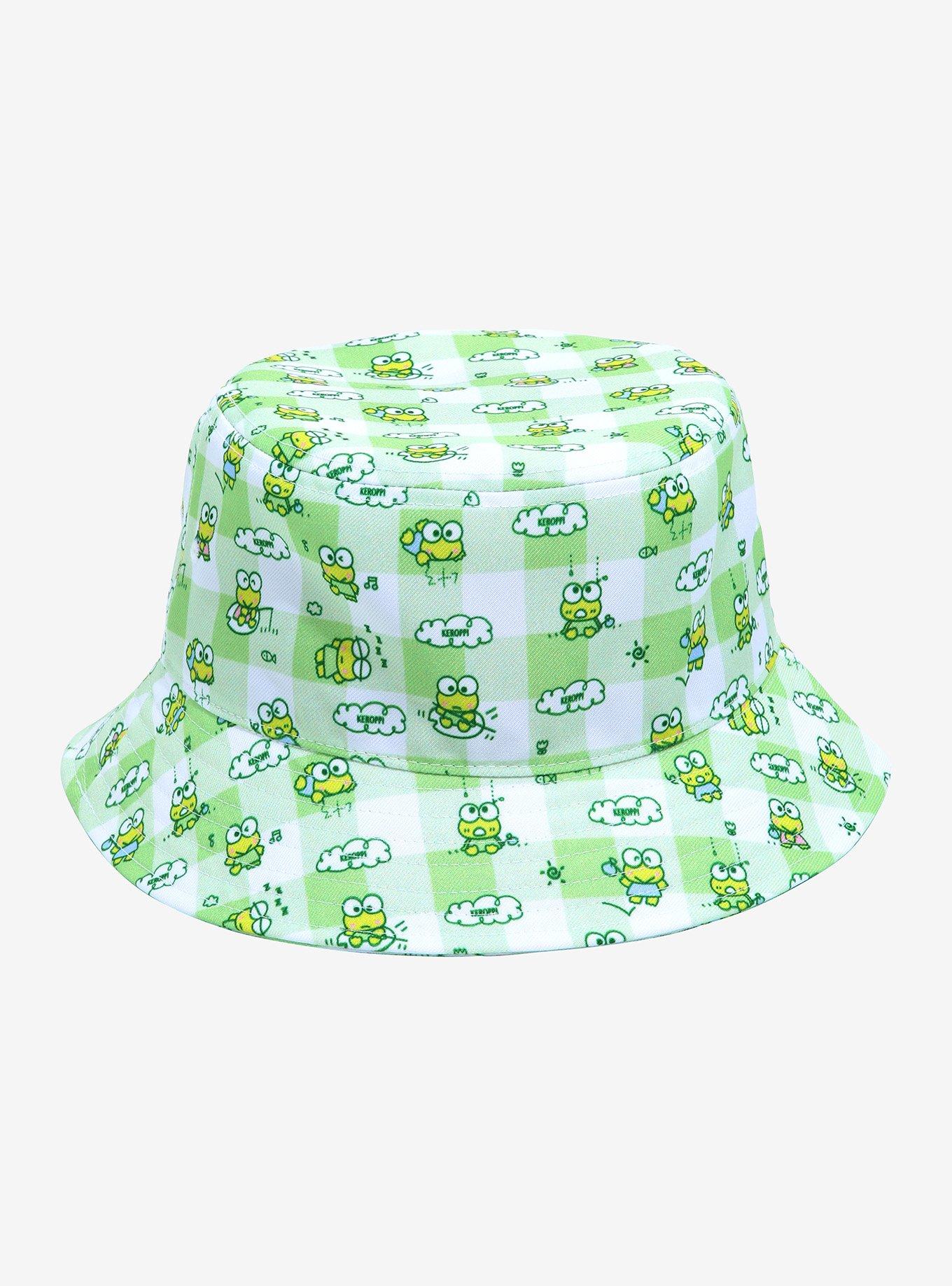 Keroppi Gingham Bucket Hat, , hi-res