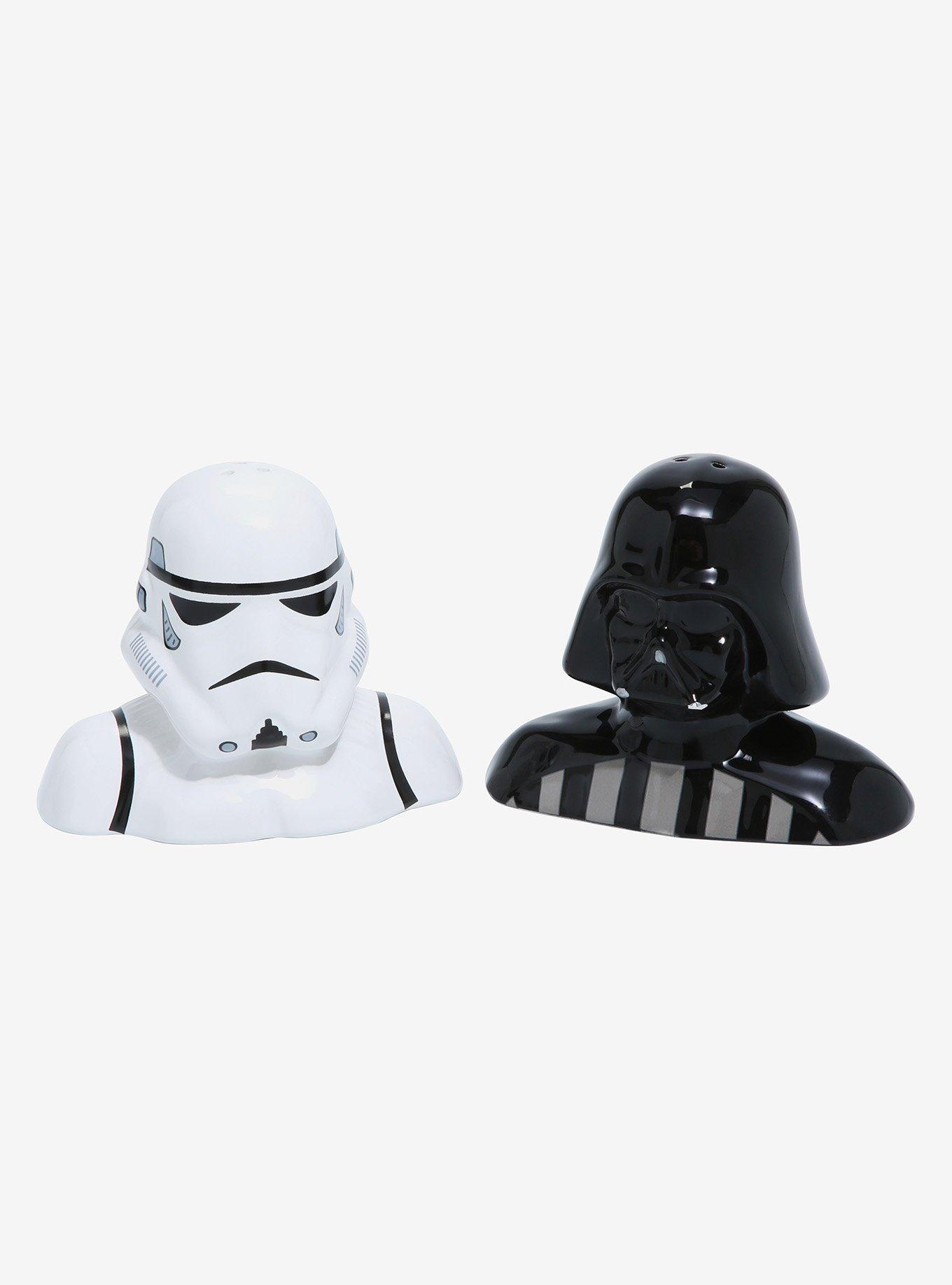 Darth Vader & Stormtrooper (Star Wars) Ceramic Salt & Pepper Shaker Set in  2023