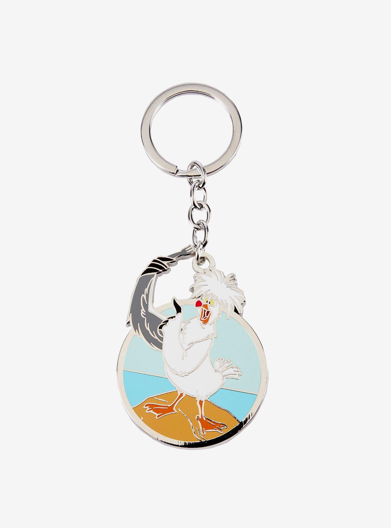 Loungefly Disney The Little Mermaid Scuttle Enamel Key Chain, , hi-res