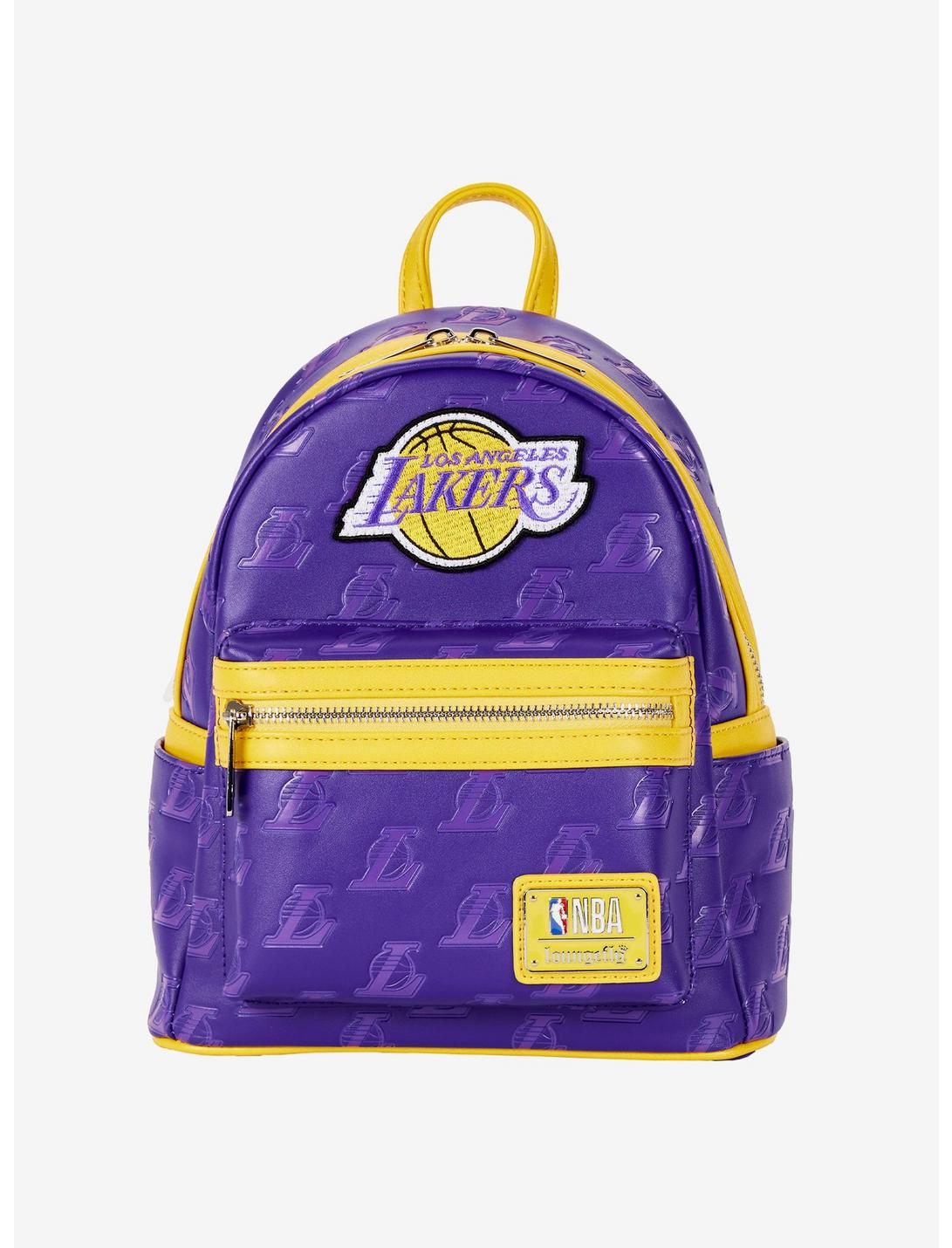 Loungefly NBA LA Lakers Logo Mini Backpack, , hi-res