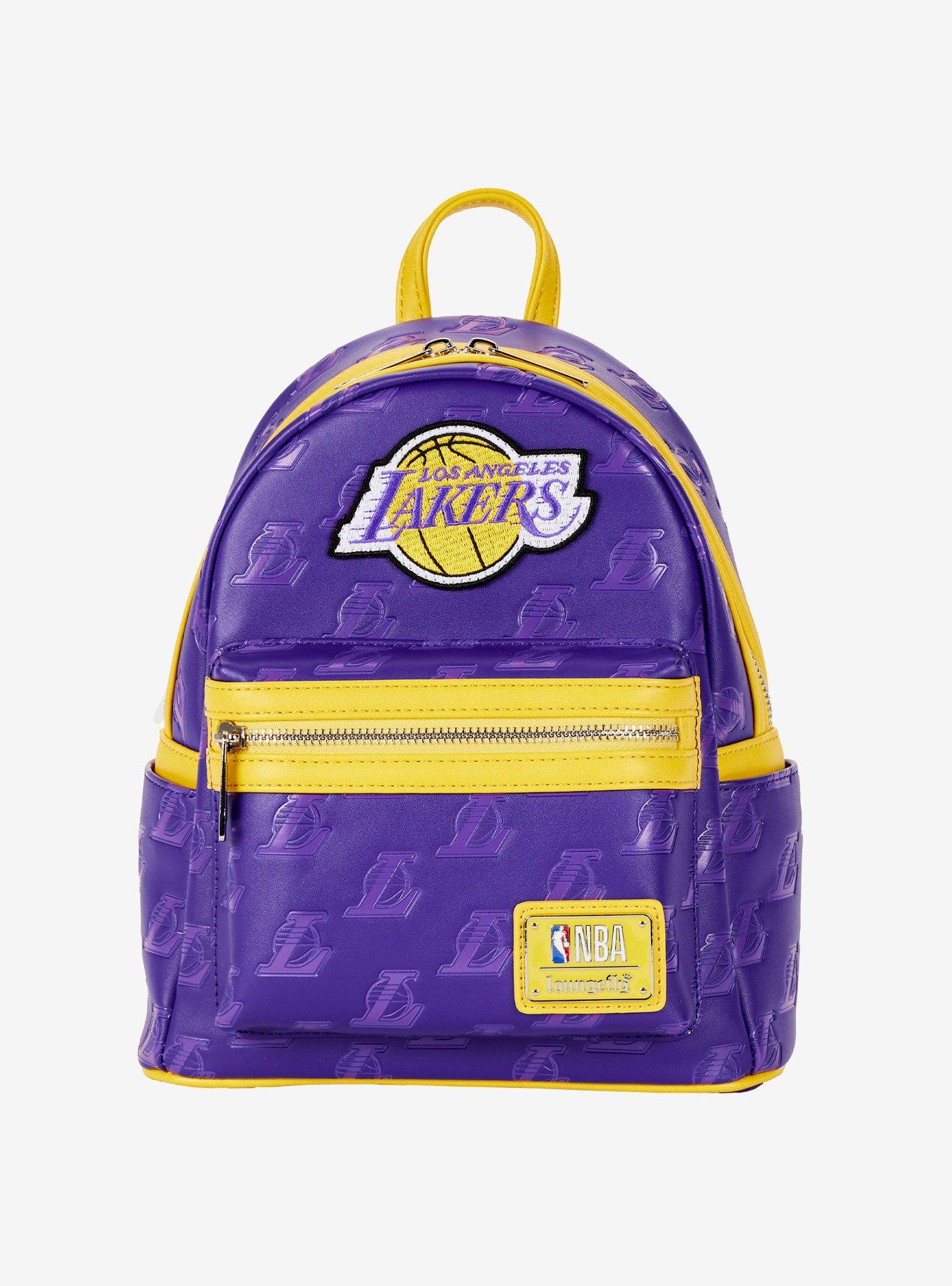 Loungefly NBA LA Lakers Logo Mini Backpack, , hi-res