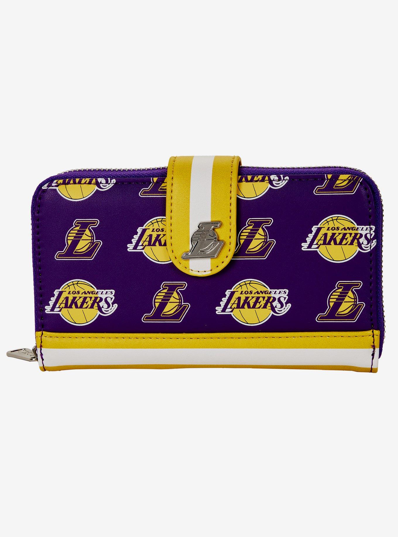 Loungefly Lakers Logo Zipper Wallet, , hi-res