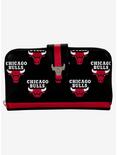 Loungefly NBA Chicago Bulls Logo Zipper Wallet, , hi-res