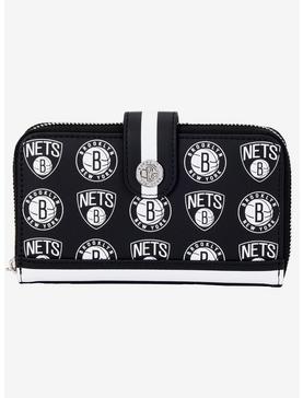Loungefly NBA Brooklyn Nets Logo Zipper Wallet, , hi-res