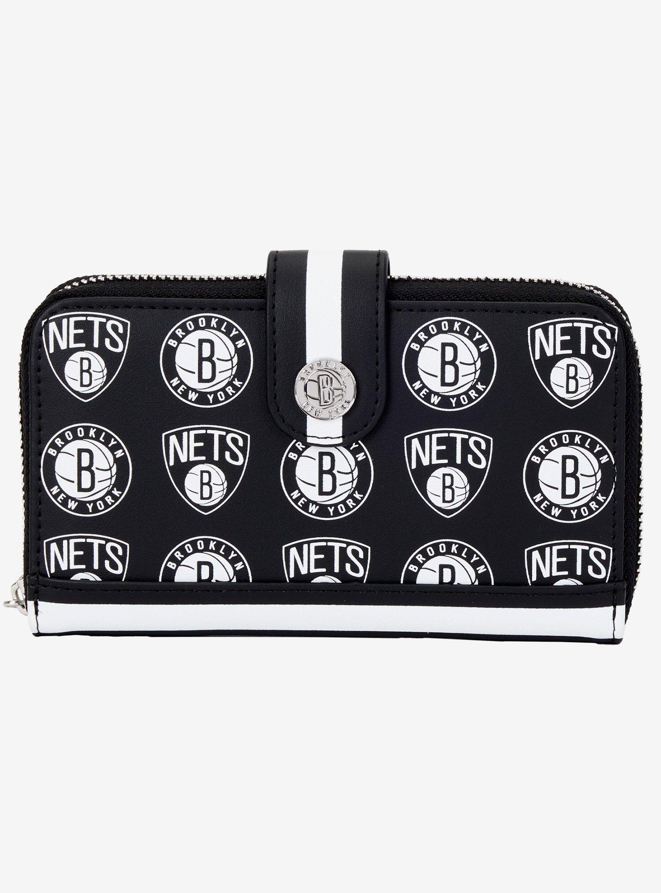 Loungefly NBA Brooklyn Nets Logo Zipper Wallet, , hi-res