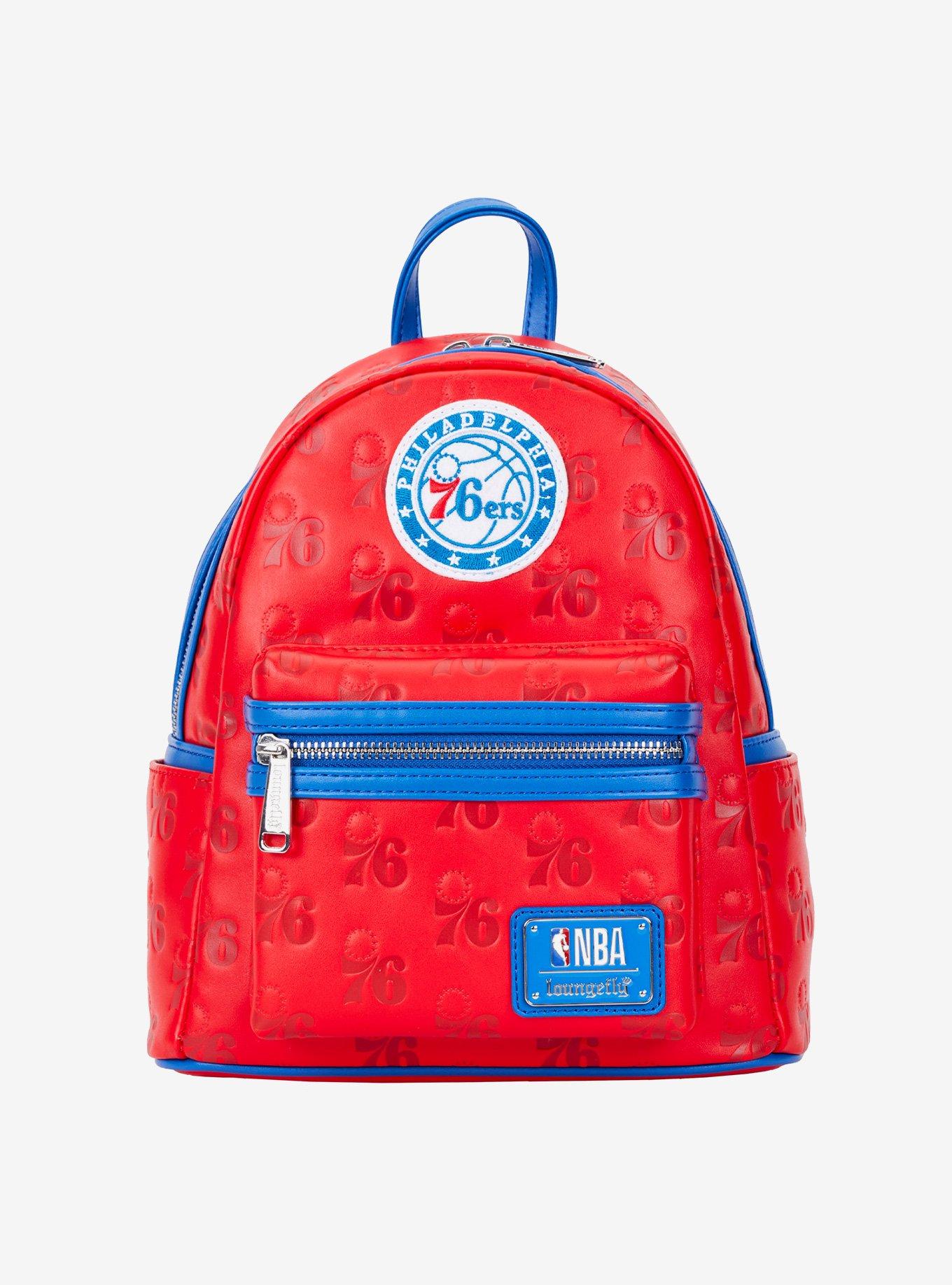 Loungefly NBA Philadelphia 76ers Logo Mini Backpack Her Universe