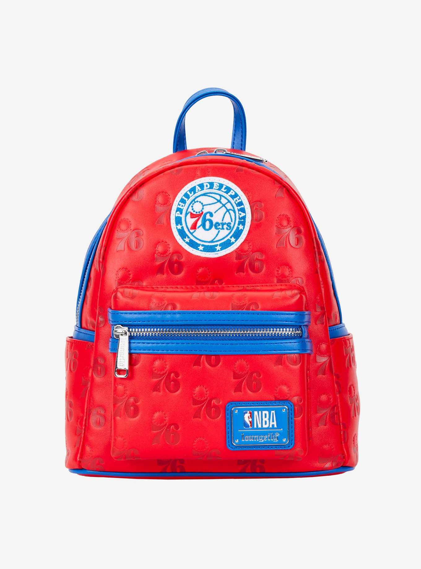 Loungefly NBA Philadelphia 76ers Logo Mini Backpack, , hi-res