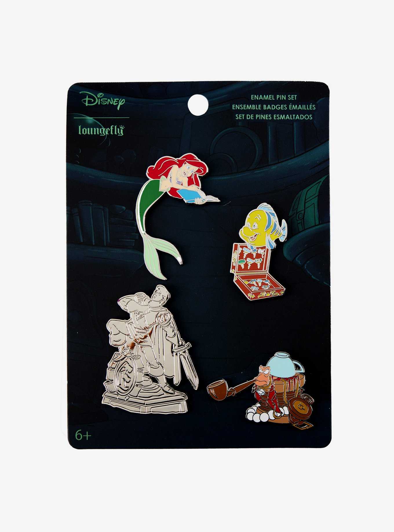 Loungefly Disney The Little Mermaid Pin Set, , hi-res