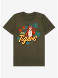 Stranger Things Hawkins High School Tigers Mascot T-Shirt - BoxLunch Exclusive, DARK GREEN, hi-res