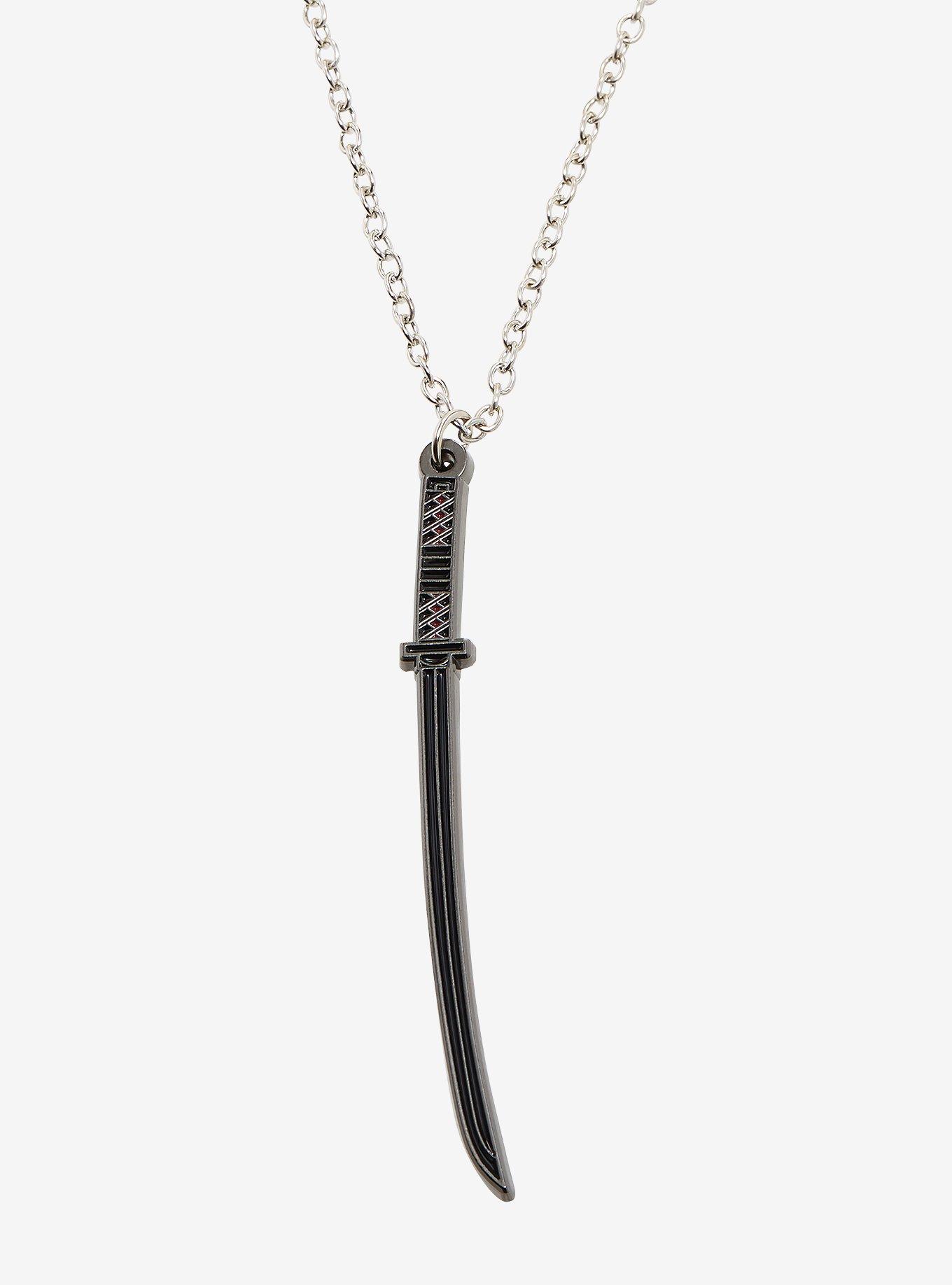 Demon Slayer: Kimetsu No Yaiba Tanjiro Sword Necklace, , hi-res