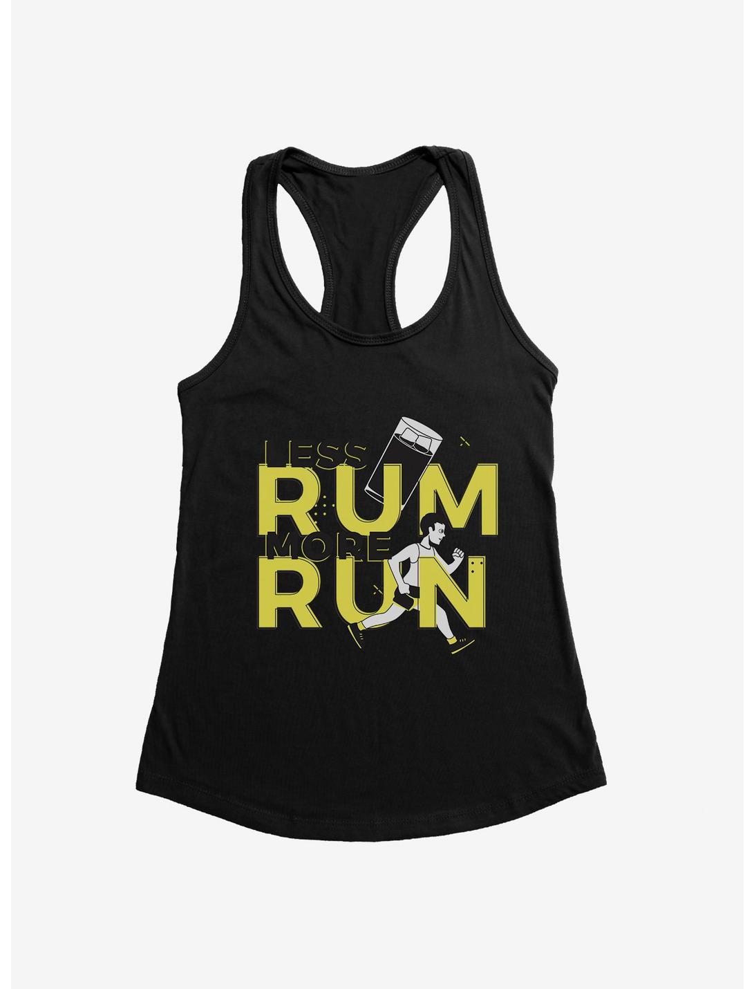 Emoji Less Rum More Run Womens Tank Top, , hi-res