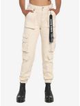 Ivory Cargo Jogger Pants, BLACK, hi-res