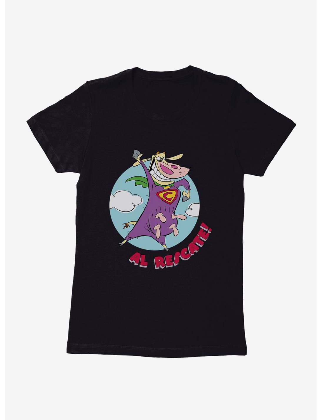Cartoon Network Cow And Chicken Al Rescate Womens T-Shirt, , hi-res