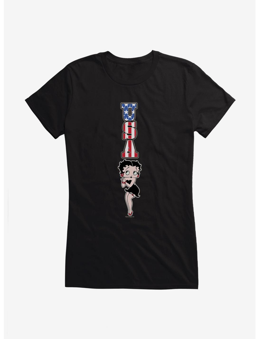 Betty Boop Americana USA Girls T-Shirt, , hi-res