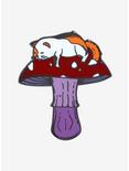 Cat Mushroom Nap Enamel Pin, , hi-res