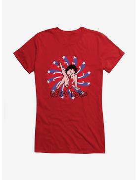 Betty Boop Red and Blue Splash Girls T-Shirt, , hi-res