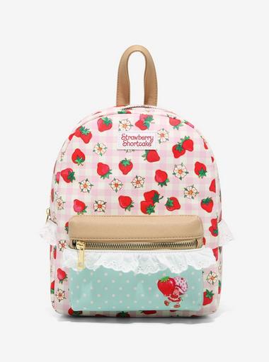 Mini Backpack - Pink Strawberry