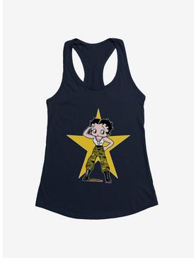 Betty Boop Army Camo and Stars Girls Tank, , hi-res