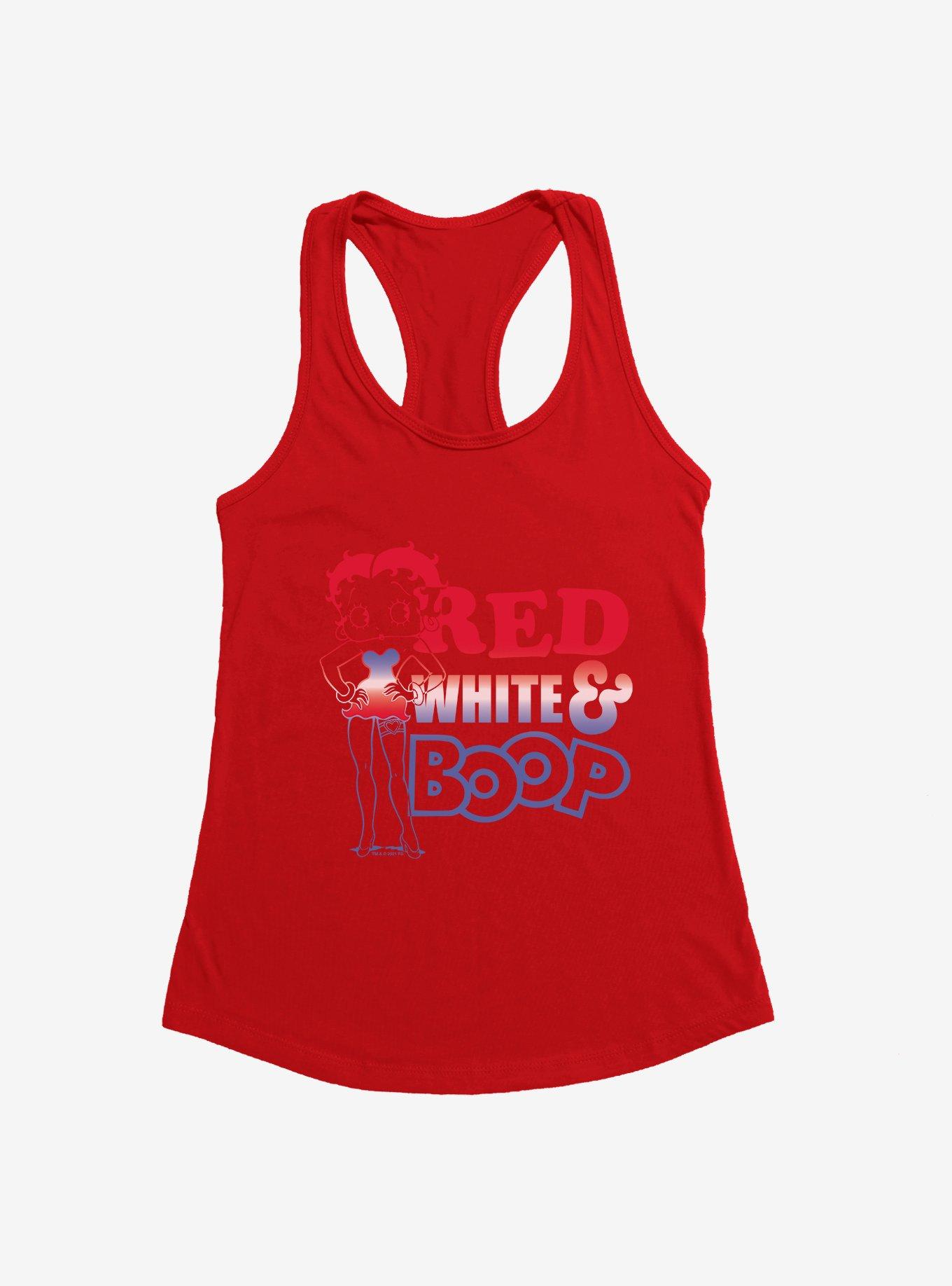 Betty Boop White and Blue Betty Girls Tank, , hi-res