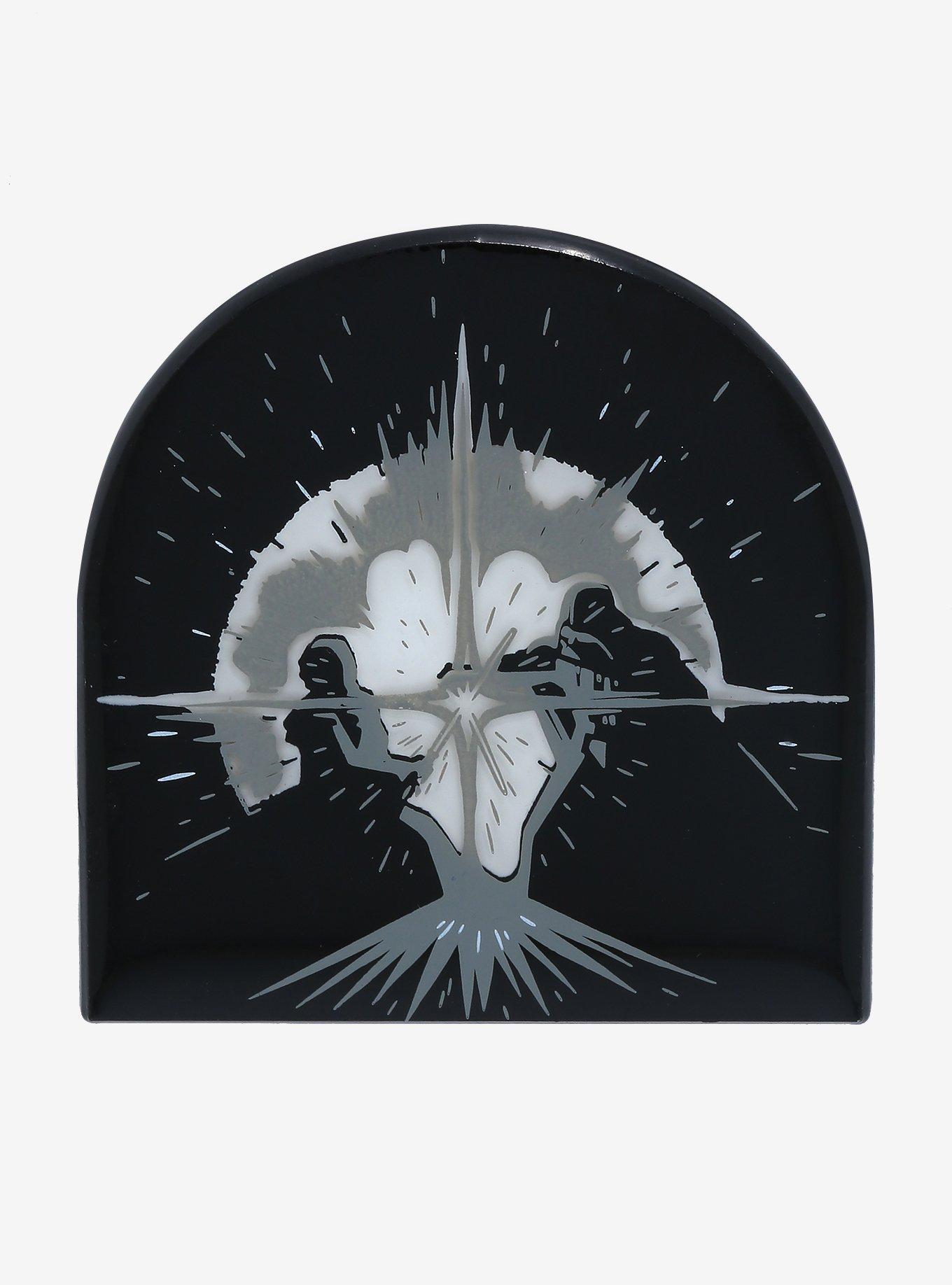 Star Wars Obi-Wan Kenobi Obi-Wan & Darth Vader Battle Silhouette Enamel Pin, , hi-res