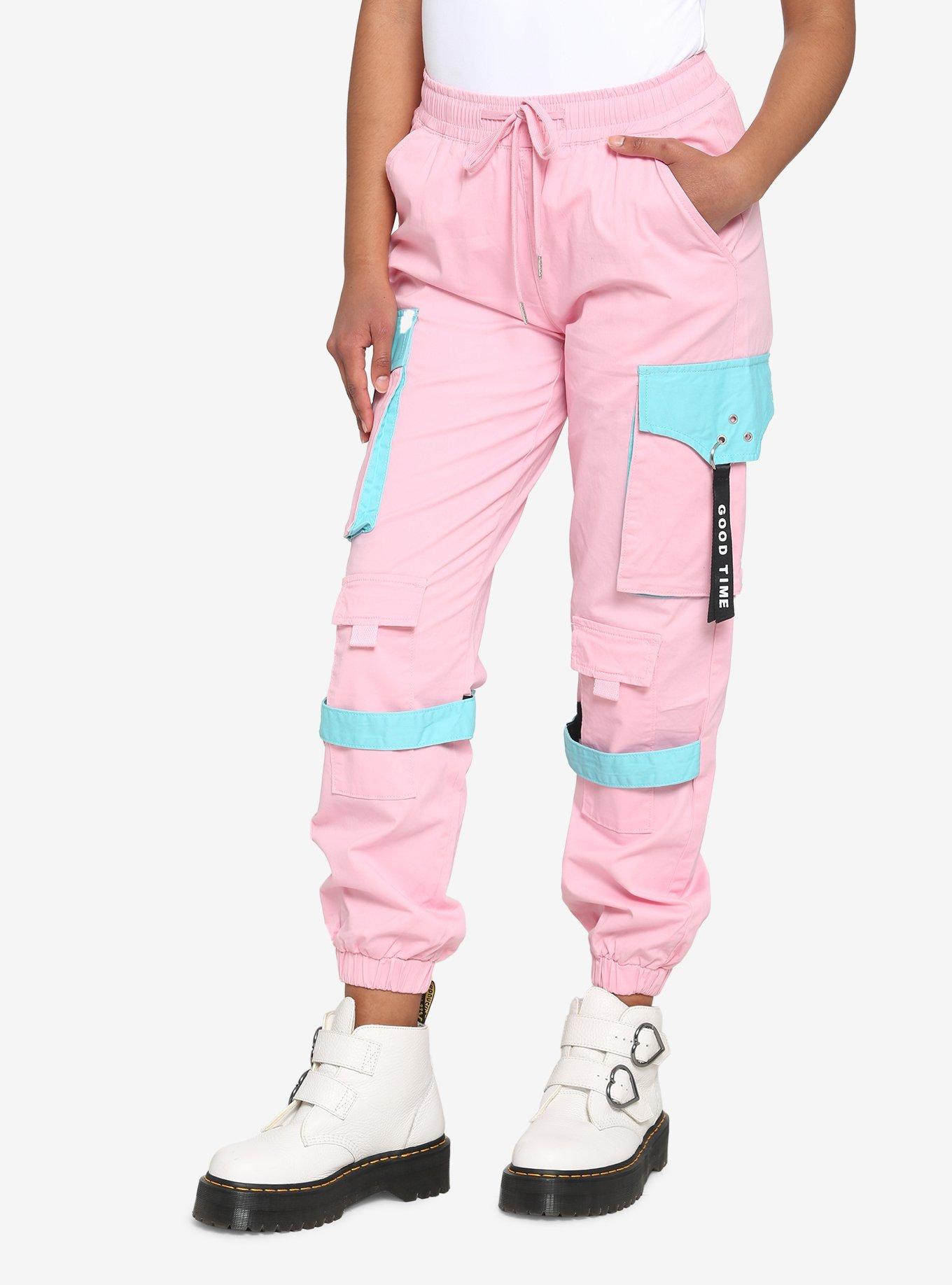 ★SCULPTOR★ Rascal Fleece Cargo Pants Multi Pink SC22A430PK 18432670_hi