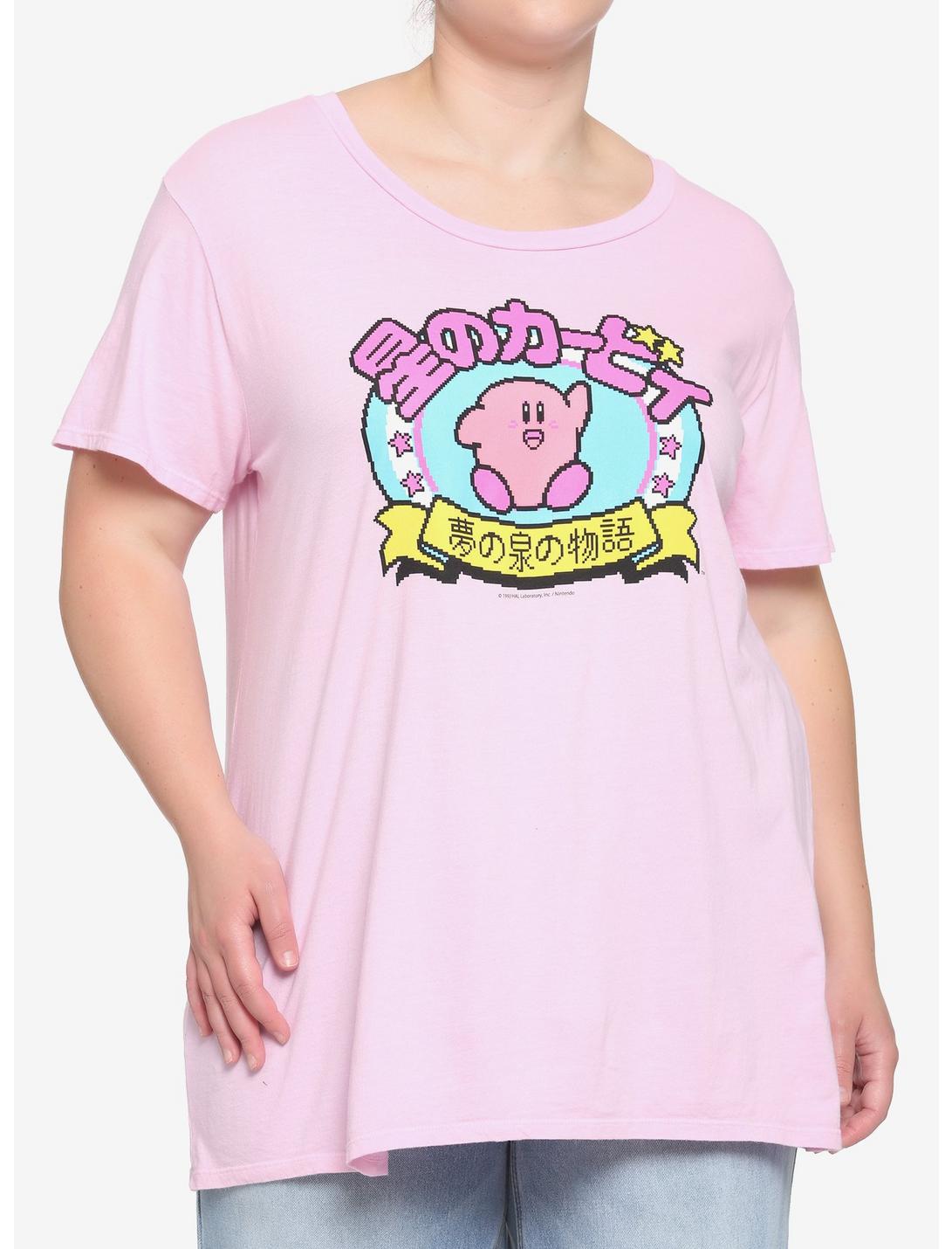 Kirby Retro Pixelated Girls T-Shirt Plus Size, MULTI, hi-res