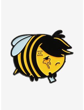 Emo Bee Enamel Pin, , hi-res