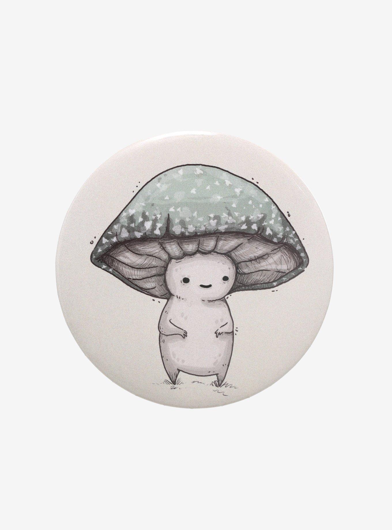 Mushroom 3 Inch Button By Guild Of Calamity