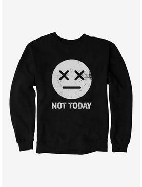 ICreate Not Today White Sweatshirt, , hi-res