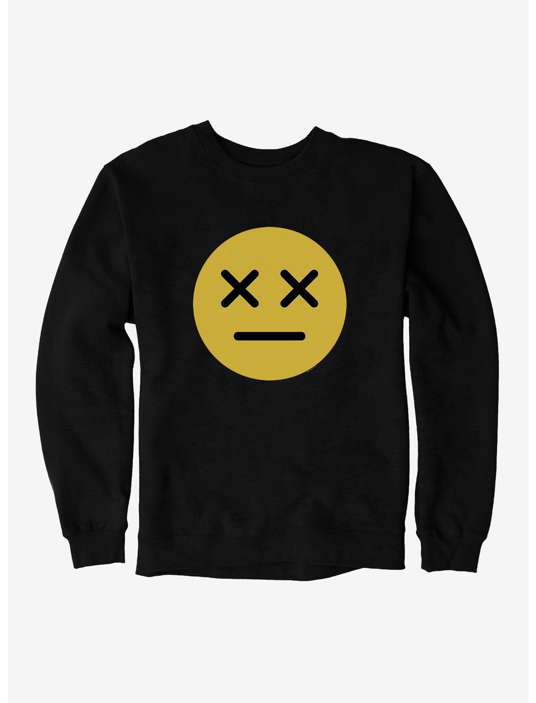 ICreate Yellow Dead Emoji Sweatshirt, , hi-res